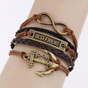 Bracelet Vintage Best Friend - Brun bracelet