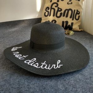 Chapeau do not disturb Noir chapeau