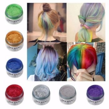 Cire coiffante colorante cire