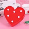 Coeur lumineux rouge lampe