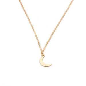 Collier Lune Or collier