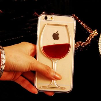 Coque verre de vin pour iPhone coque