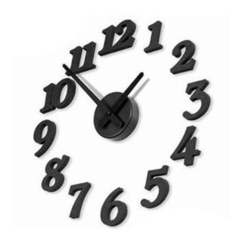 Horloge murale 3D autocollante