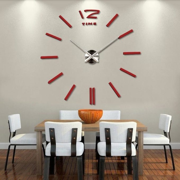Horloge murale 3D XXL