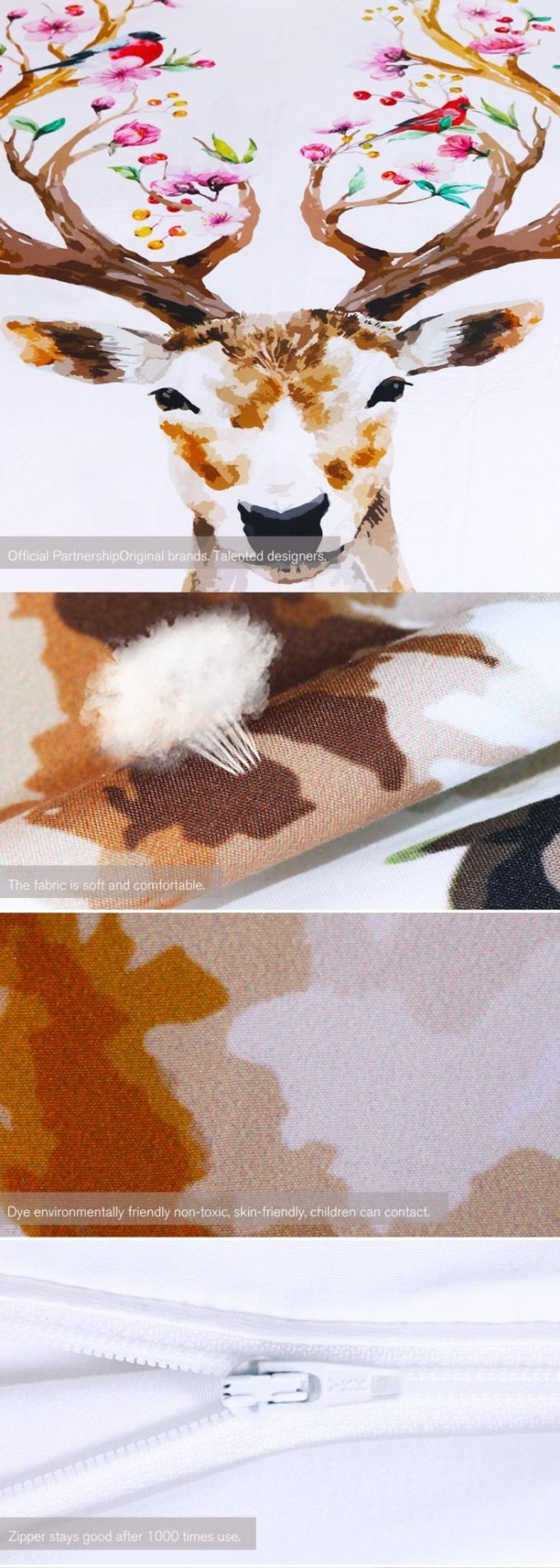 Housse de couette cerf