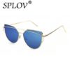 Lunettes Cat Eyes Or - Bleu lunettes