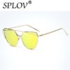 Lunettes Cat Eyes Or - Jaune lunettes