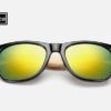 Lunettes de soleil Bambou Jaune lunettes