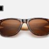 Lunettes de soleil Bambou Léopard lunettes
