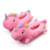 Pantoufles licorne lumineuses Rose / 37