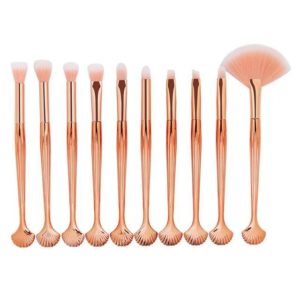 Pinceaux coquillage (x10) Bronze - clair pinceaux