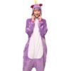 Pyjama Licorne Violet / S : 148-159cm