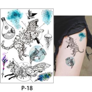 Tatouage Temporaire Aquarelle P-18 tatouage