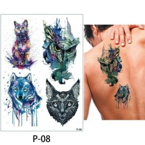 Tatouage Temporaire Aquarelle P08 tatouage