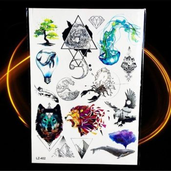 Tatouages Temporaires Géométriques HLZ402 tatouage