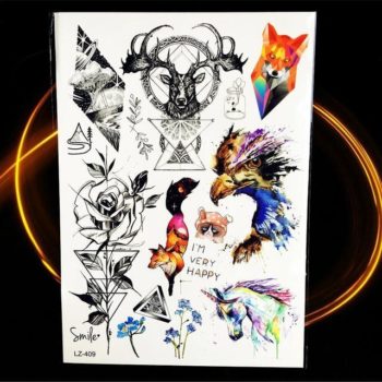 Tatouages Temporaires Géométriques HLZ409 tatouage