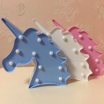 Veilleuse licorne lampe